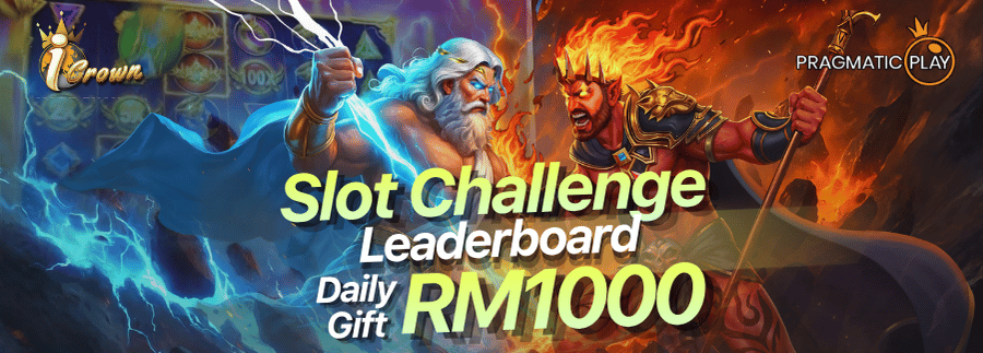 Malaysia slot challenge leaderboard daily prize RM1000 at Icrown