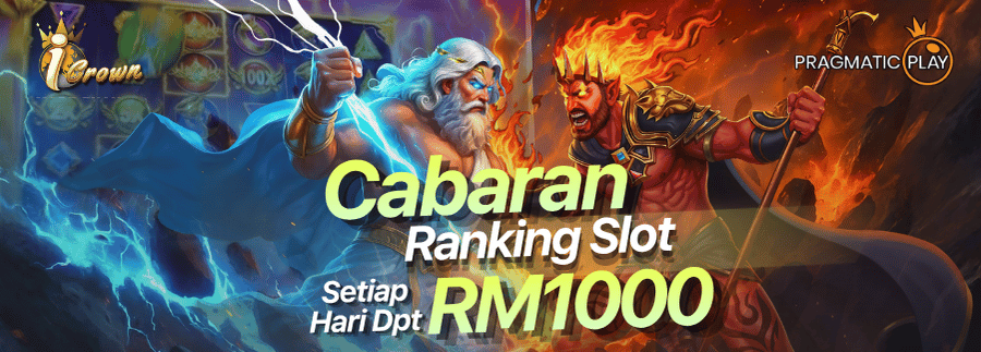 Cabaran slot Malaysia hadiah harian RM1000 di Icrown